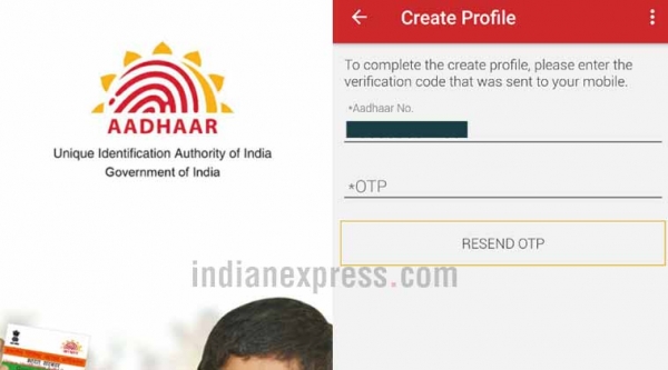 mAadhaar-profile-creation